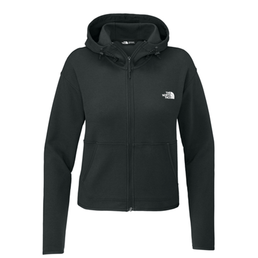The North Face Women's Asphalt Grey Double-Knit Full Zip Hoodie
