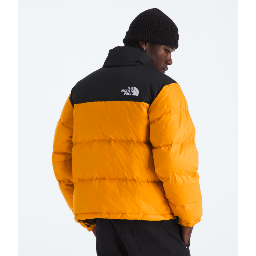 The North Face Men's 1996 Retro Nuptse Jacket in Summit Gold/TNF Black/Recycled Down