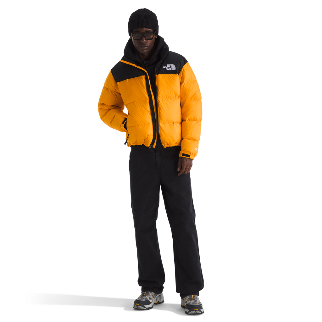The North Face Men's 1996 Retro Nuptse Jacket in Summit Gold/TNF Black/Recycled Down