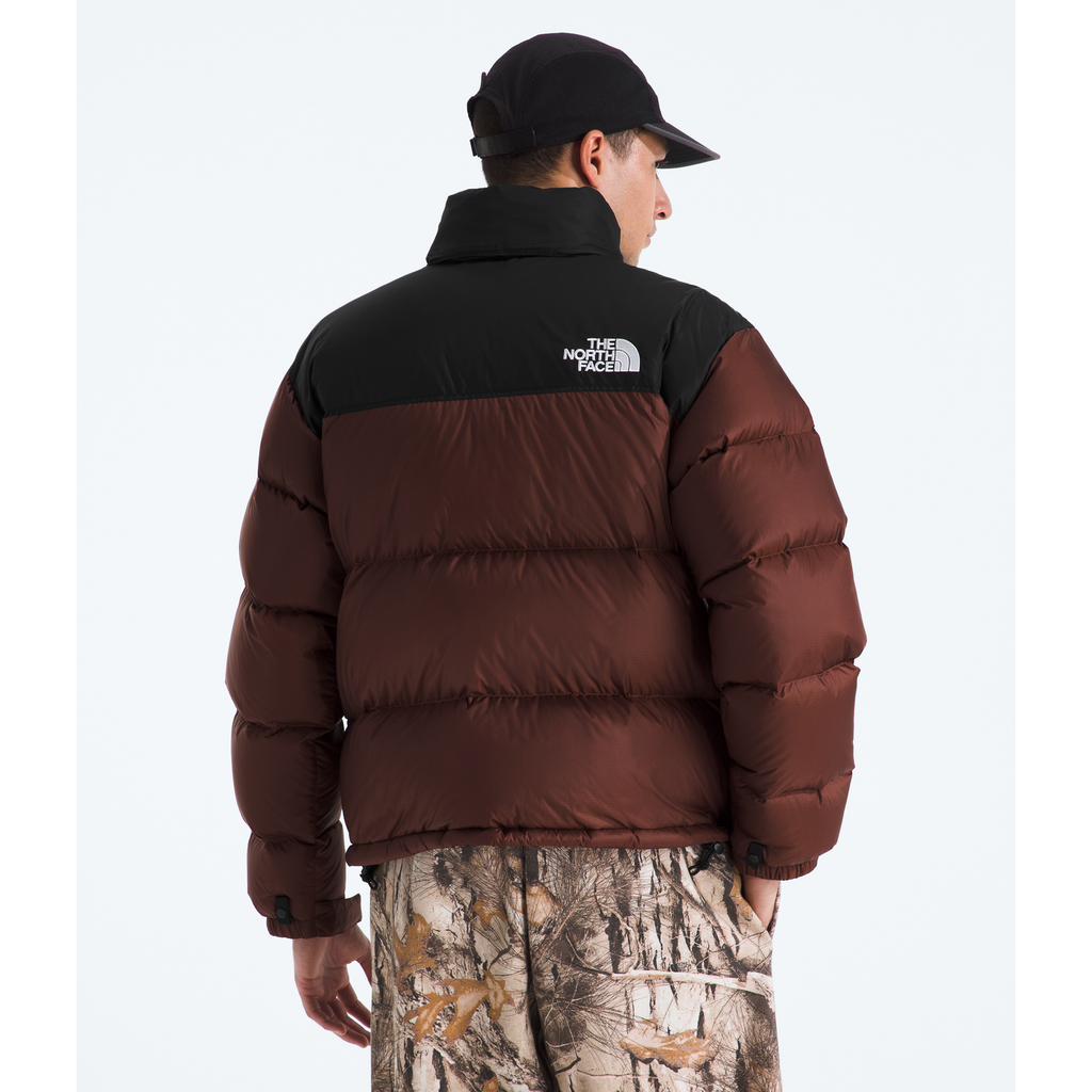 The North Face Men’s 1996 Retro Nuptse Jacket in Ember Soil/TNF Black