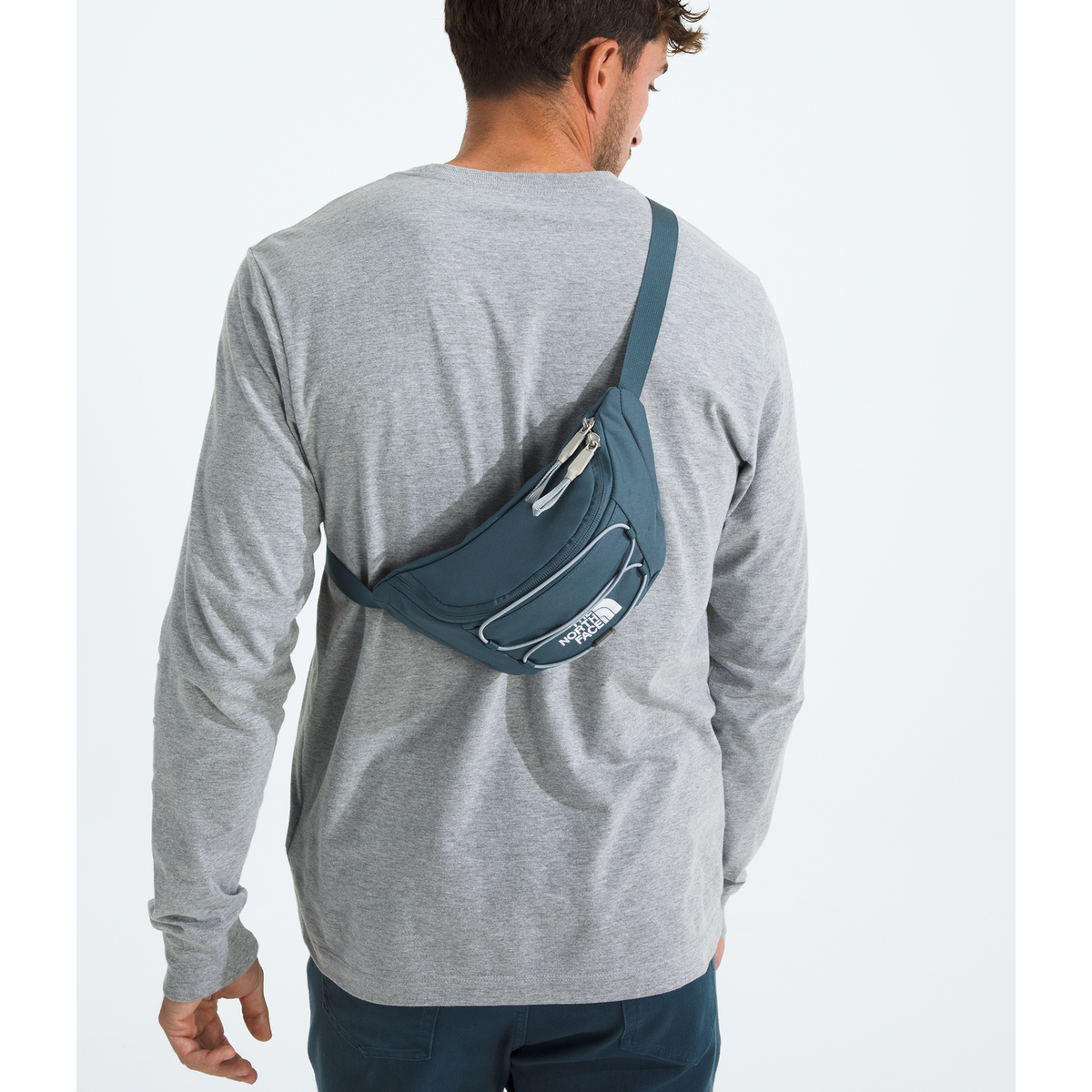 The North Face Jester Lumbar in Granite Grey/Frost Grey