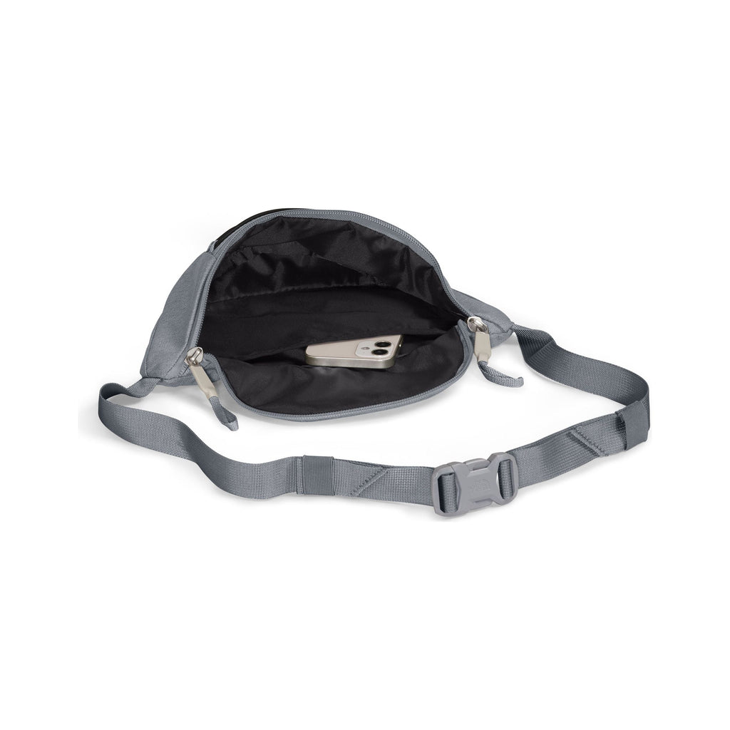 The North Face Jester Lumbar in Mid Grey Dark Heather Black
