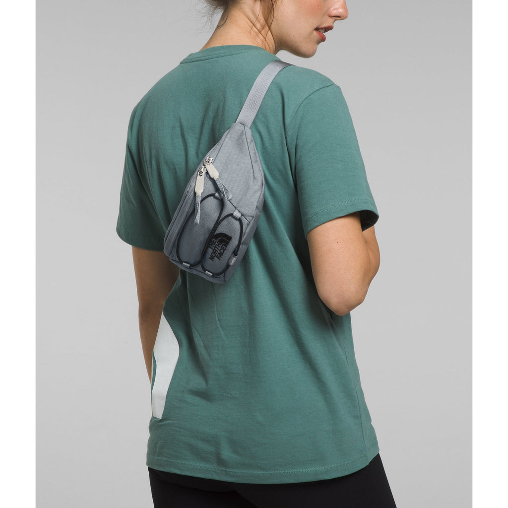 The North Face Jester Lumbar in Mid Grey Dark Heather Black