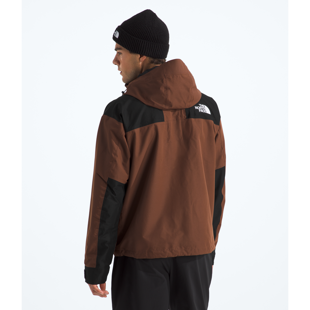 The North Face Men's DRYVENT™ Mono Mountain Jacket in Ember Soil/TNF Black