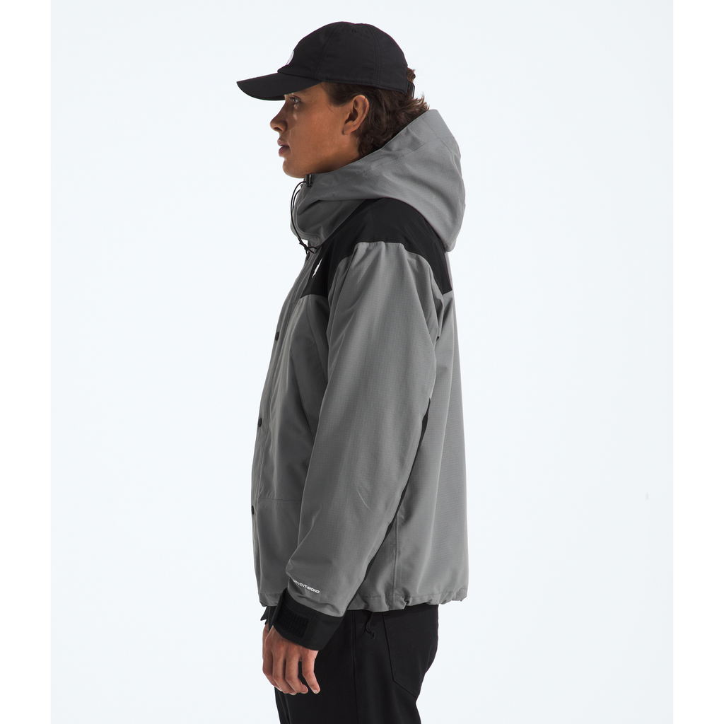 The North Face Men's DRYVENT™ Mono Mountain Jacket in Smoked Pearl/TNF Black