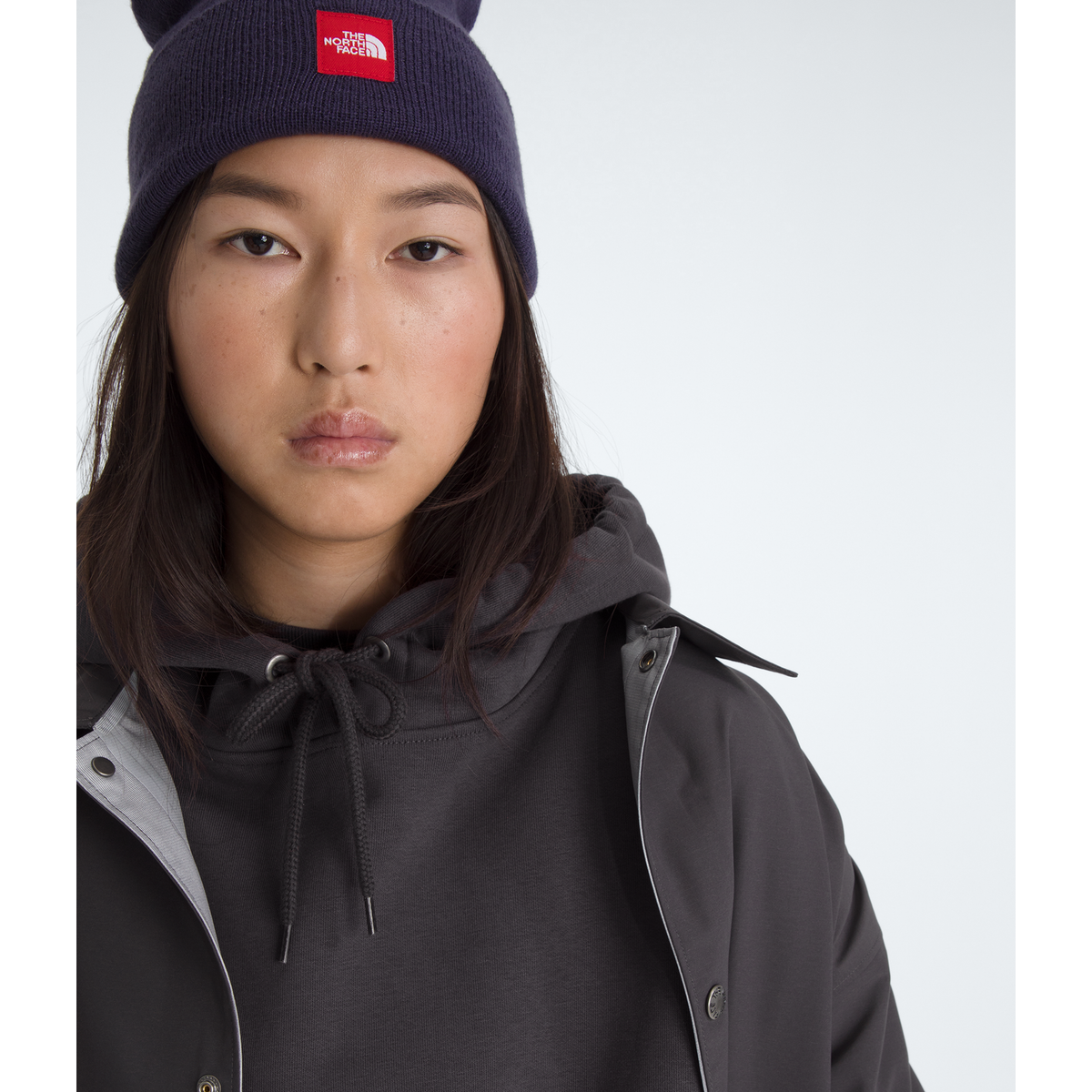 The North Face Men's Red Box Hoodie in Obsidian