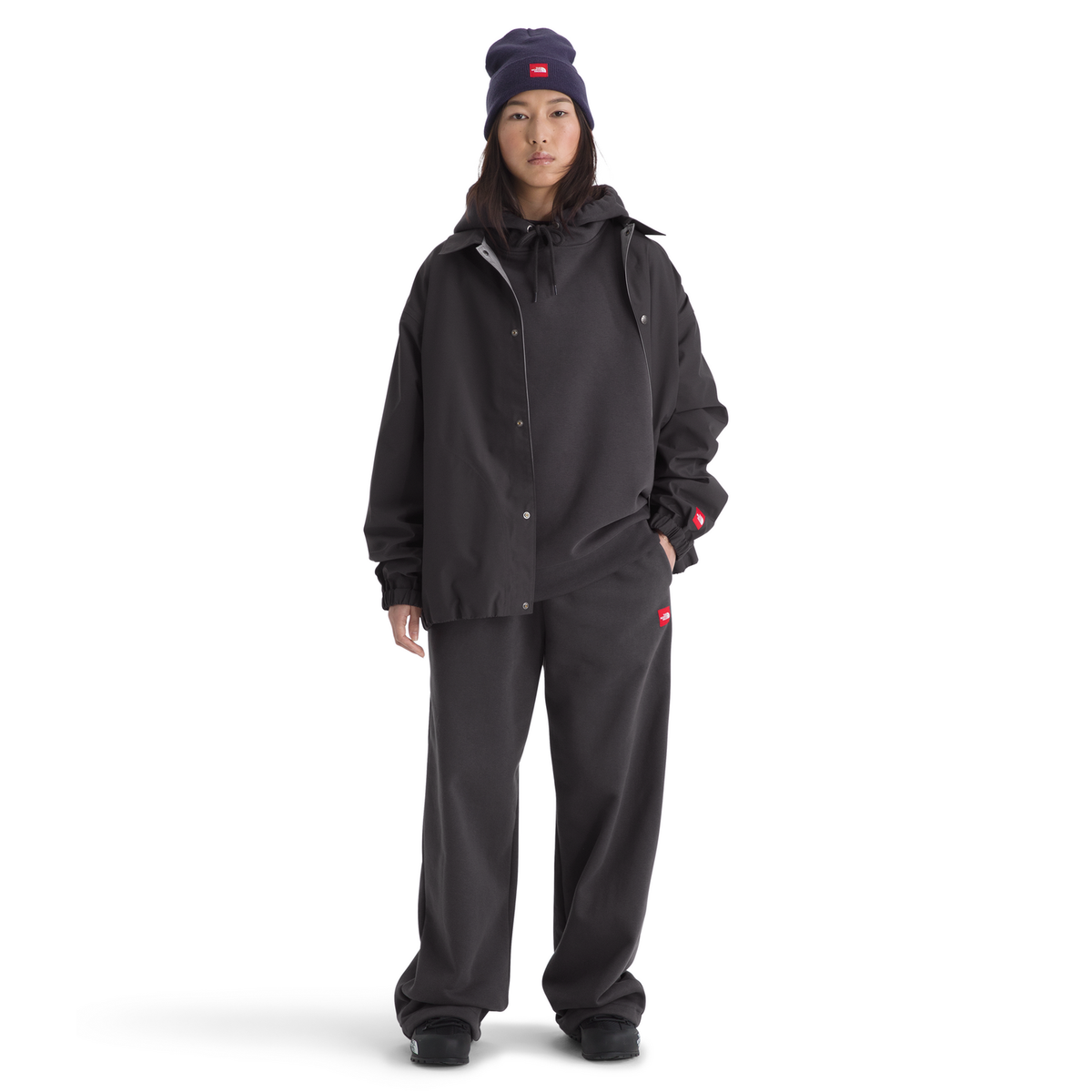 The North Face Men's Red Box Hoodie in Obsidian