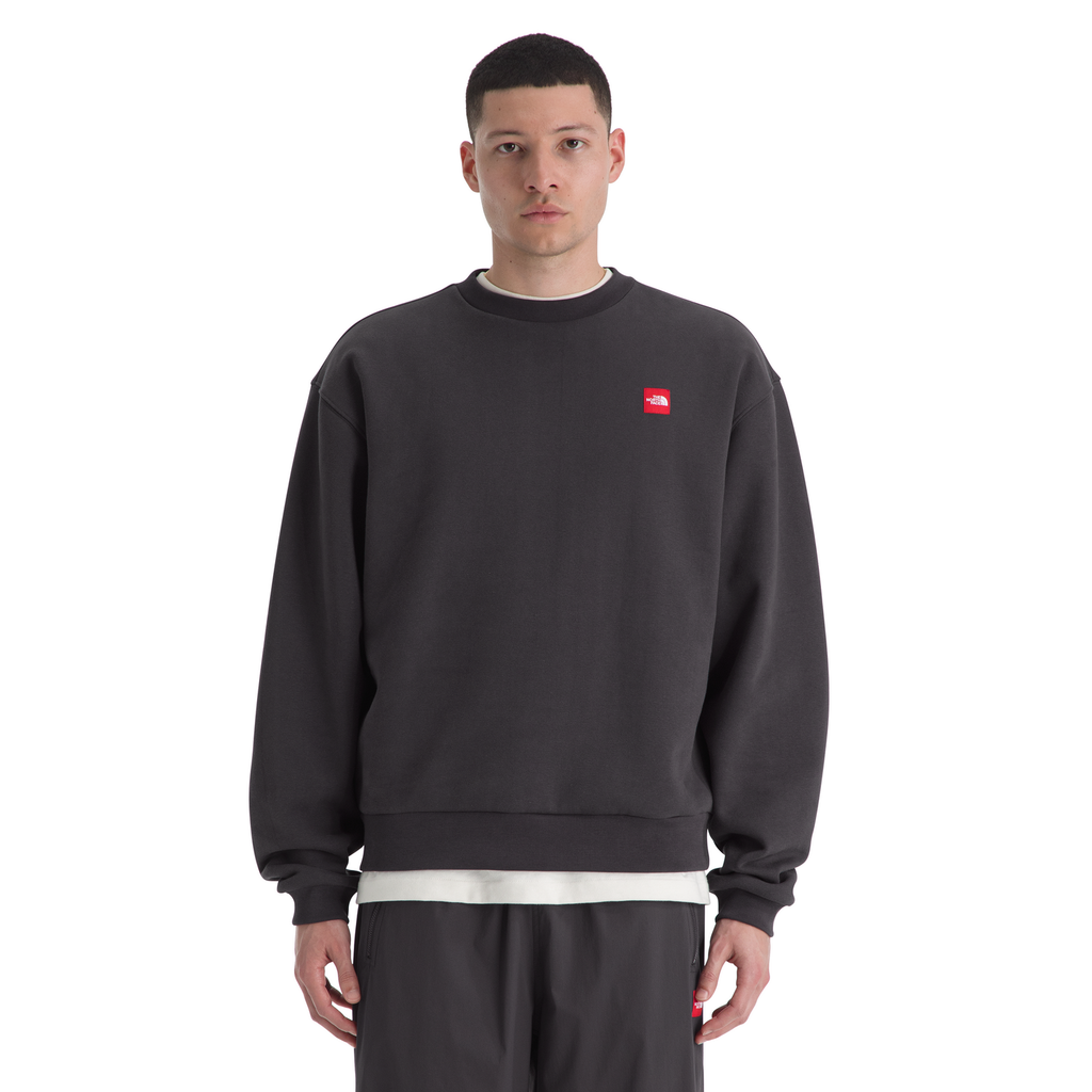 The North Face Men's Red Box Crew in Obsidian