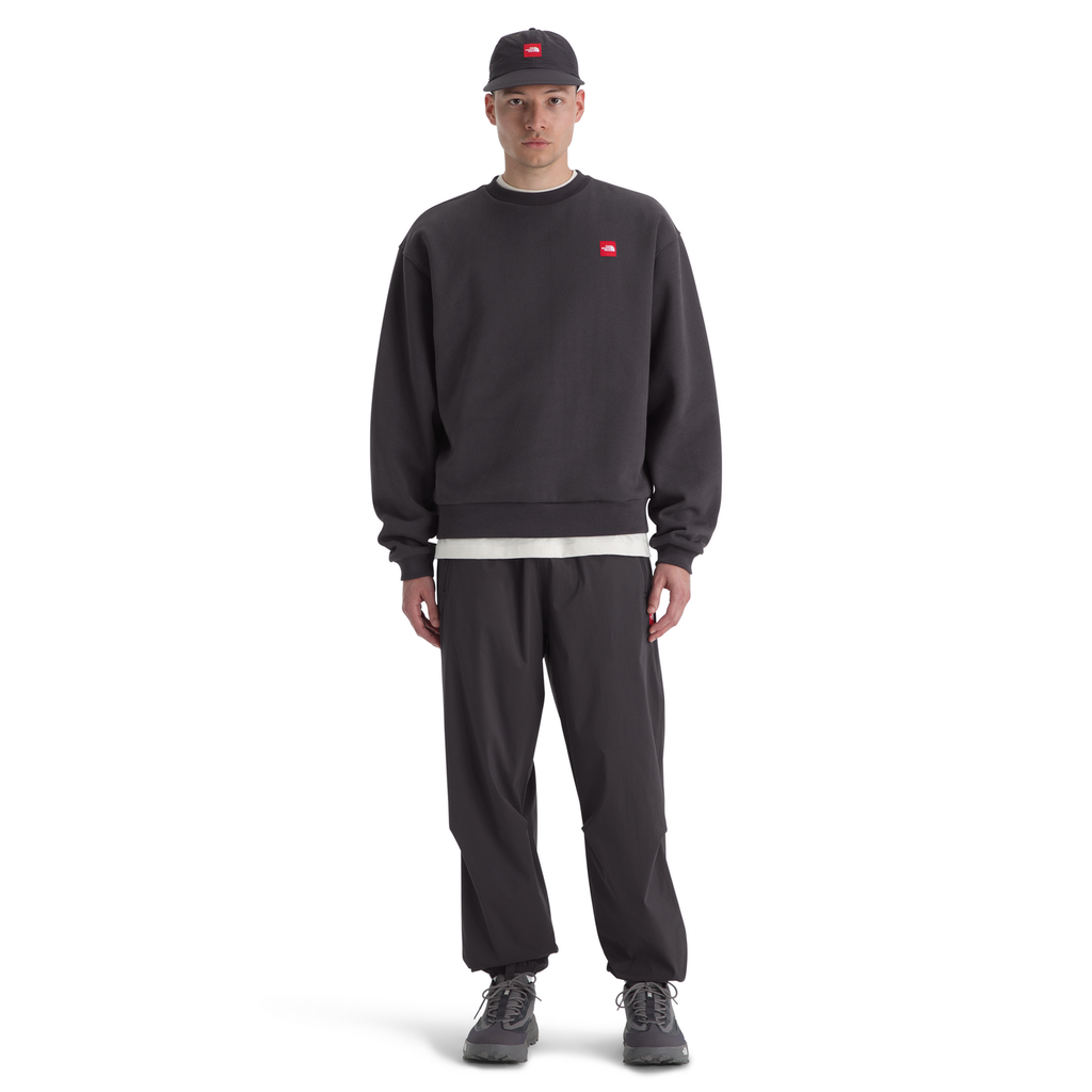 The North Face Men's Red Box Crew in Obsidian
