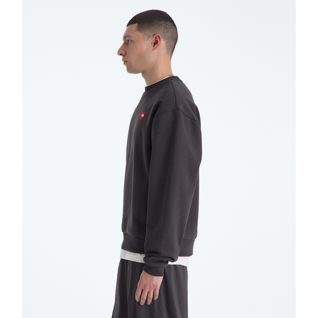 The North Face Men's Red Box Crew in Obsidian