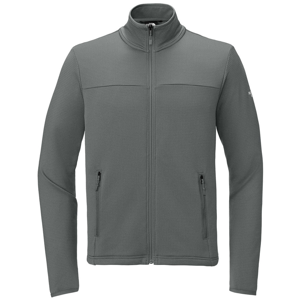 The North Face Men's Smoked Pearl Grey Aim Full-Zip Fleece Jacket