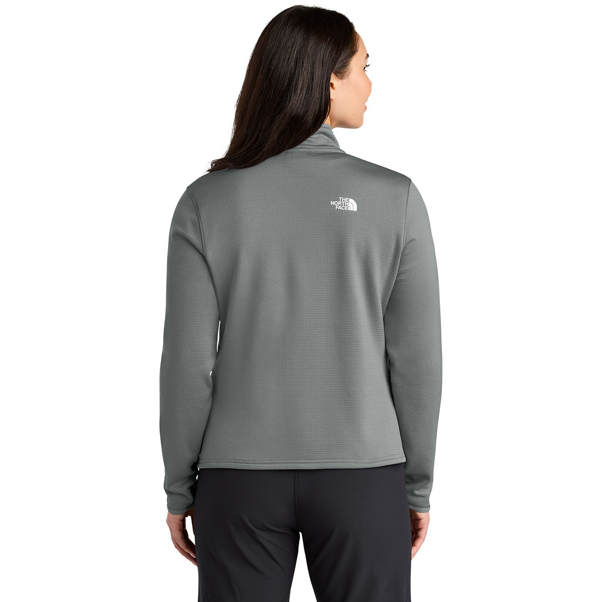 The North Face Women's Smoked Pearl Grey Aim 1/4-Zip Fleece