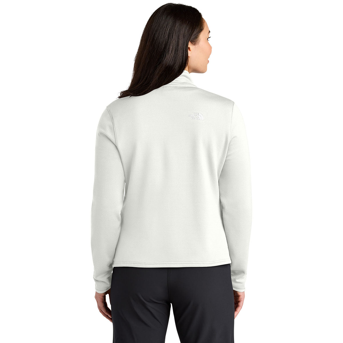 The North Face Women's White Dune Aim 1/4-Zip Fleece