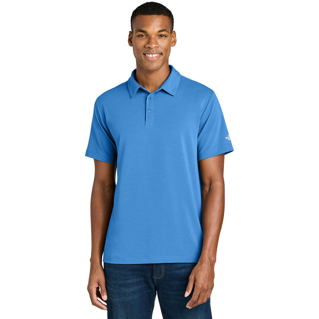 The North Face Men's Marina Blue Canyon Crest Polo