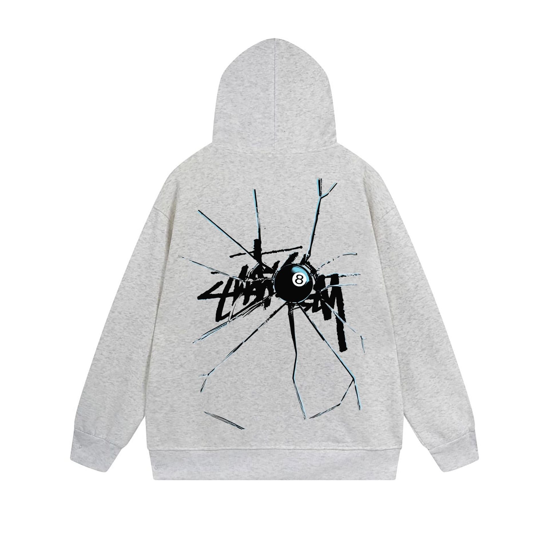 Stussy Hoodie Zip Cardigan Hooded Sweater