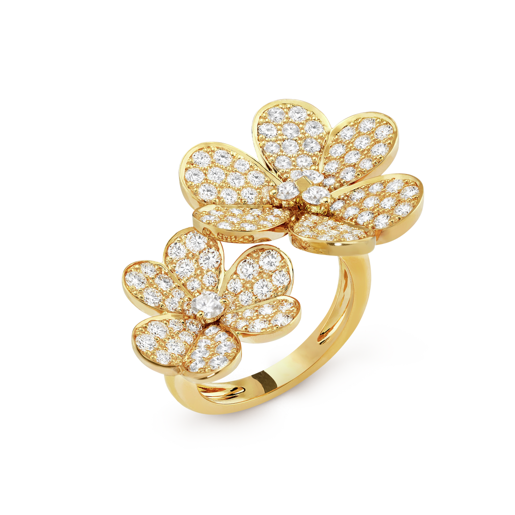 Van Cleef & Arpels Floral Between The Finger Ring