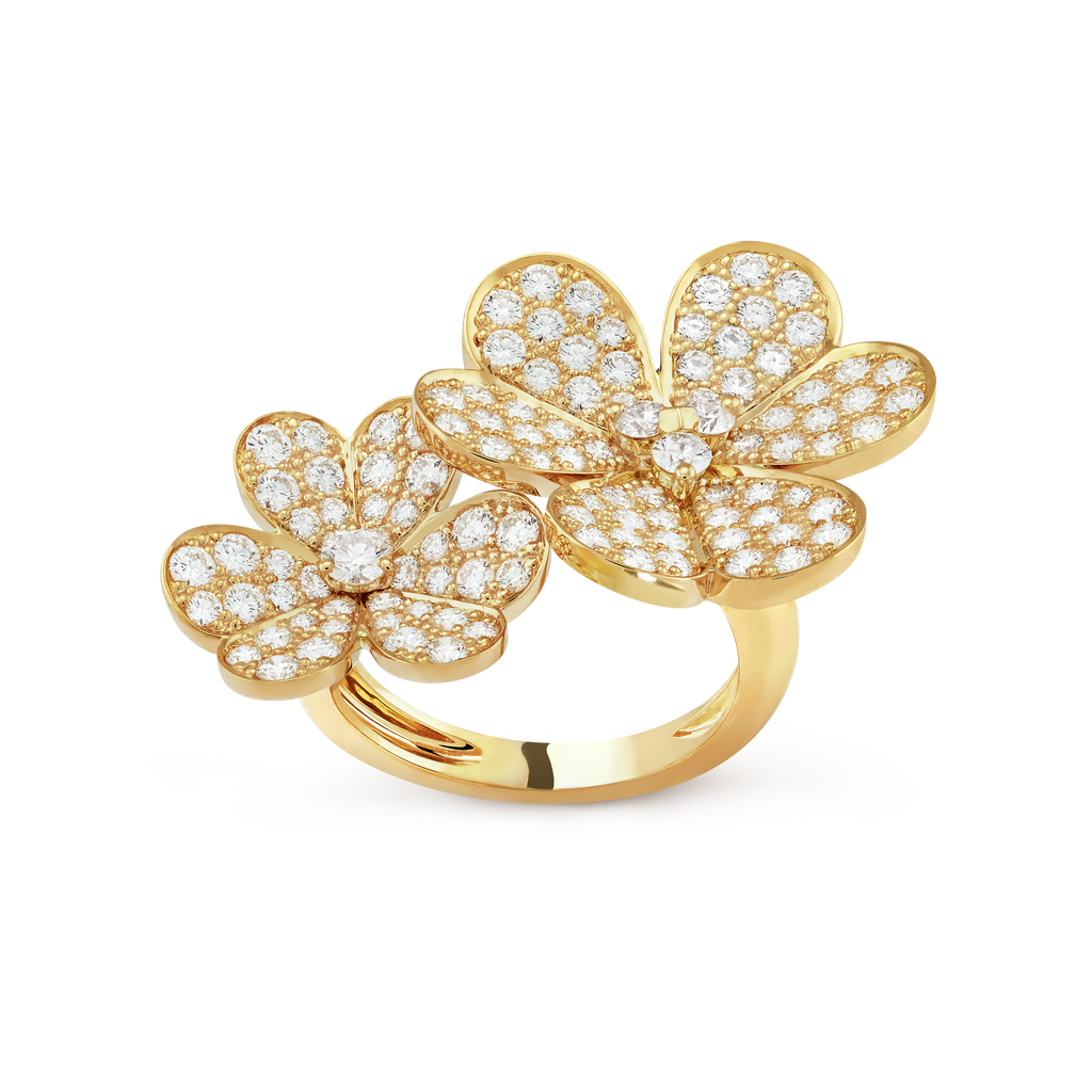 Van Cleef & Arpels Floral Between The Finger Ring