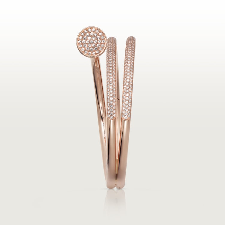 Cartier Juste Un Clou Pavé Bangle Bracelet