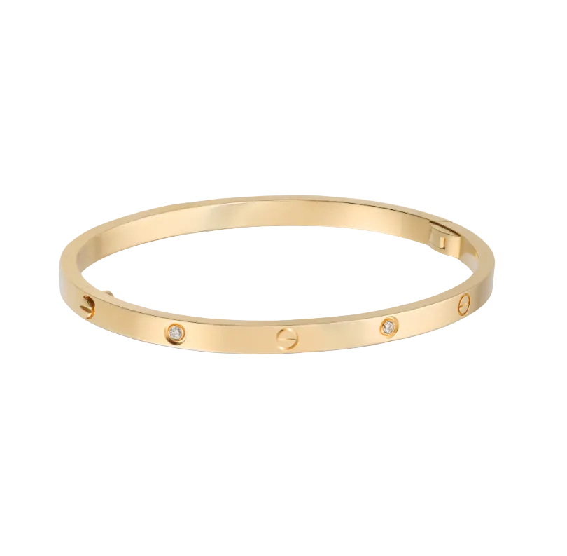Cartier Small 4 Diamonds Love Bracelet