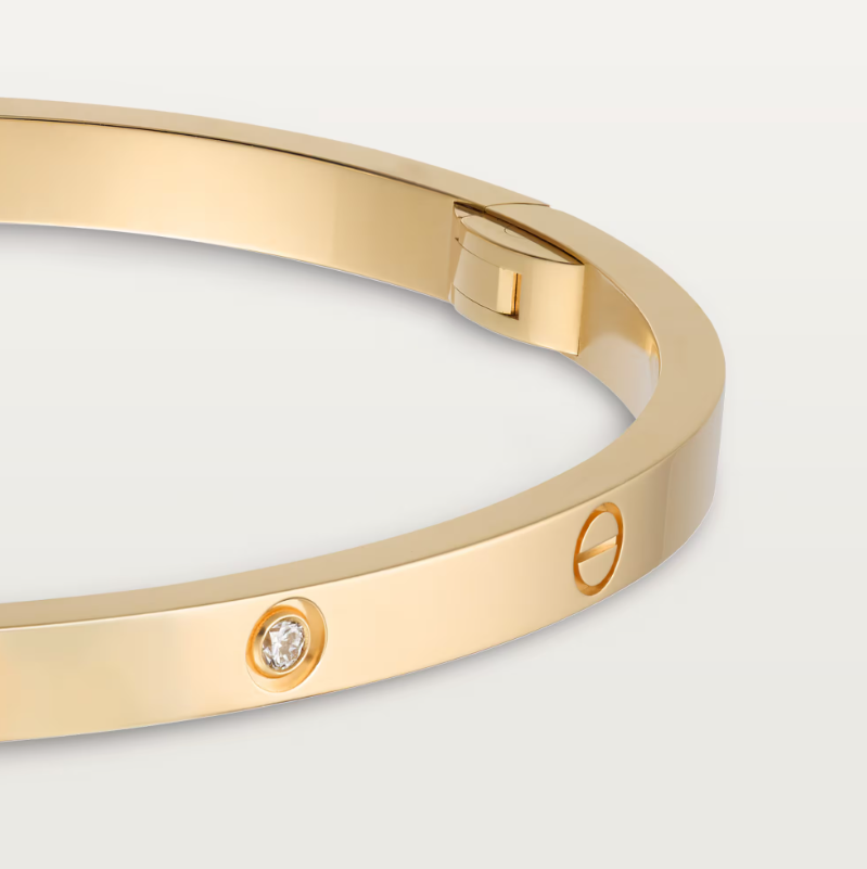 Cartier Small 4 Diamonds Love Bracelet
