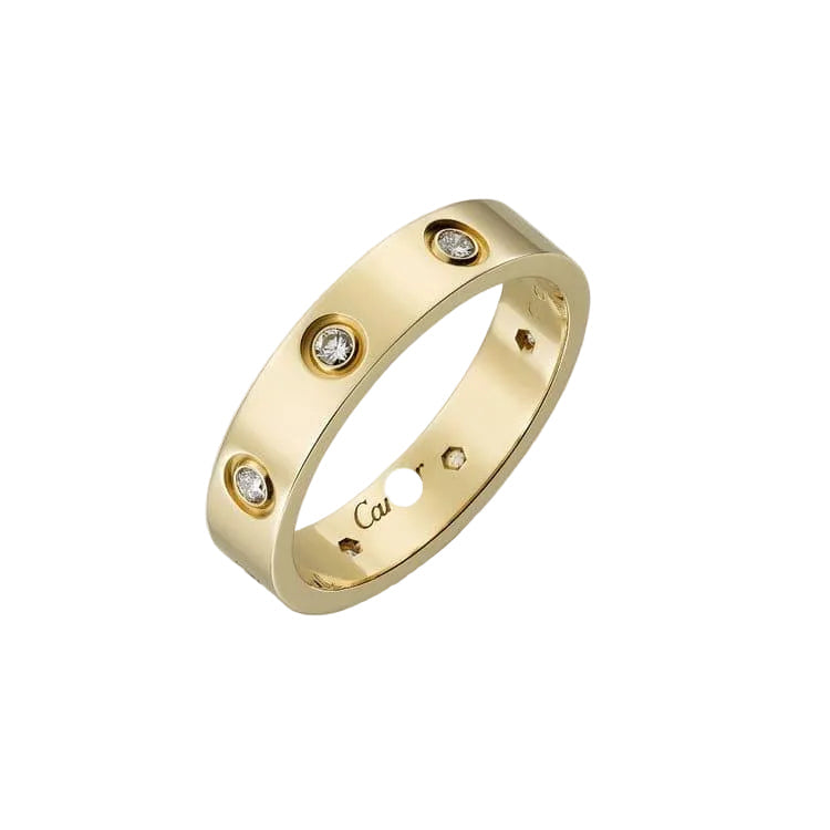 Cartier Love 8 Diamonds Wedding Ring