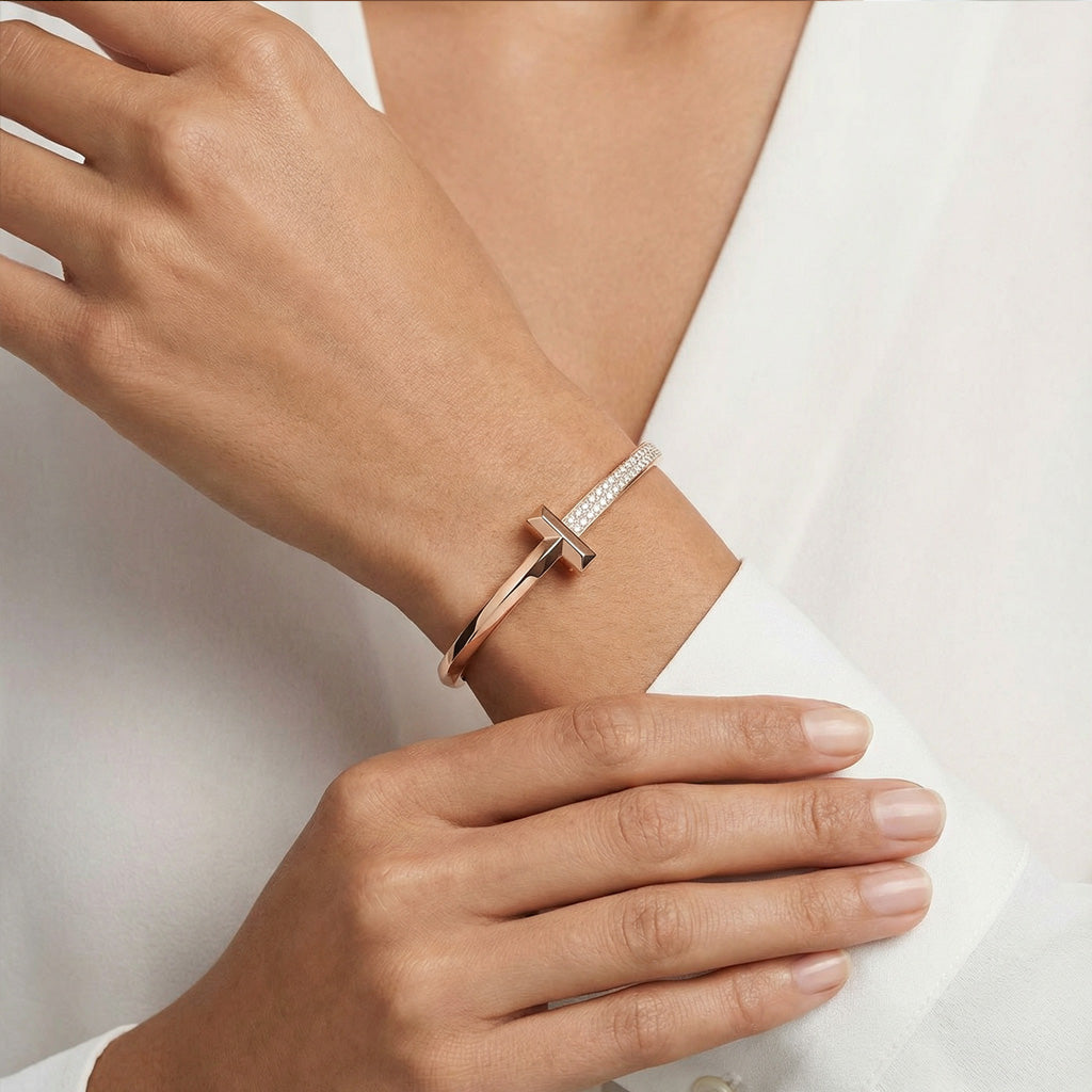Tiffany Wide Hinged Bracelet
