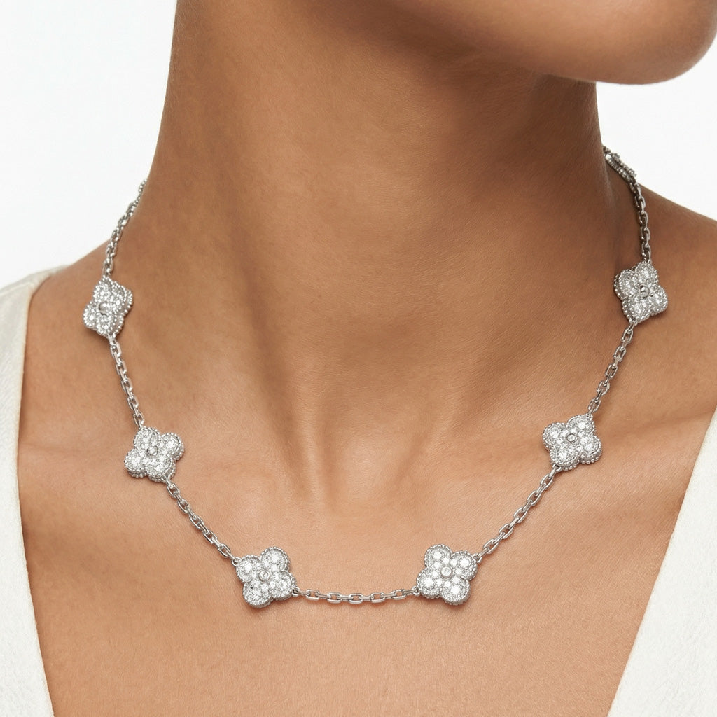 Van Cleef & Arpels Vintage Alhambra 10 Motifs Necklace