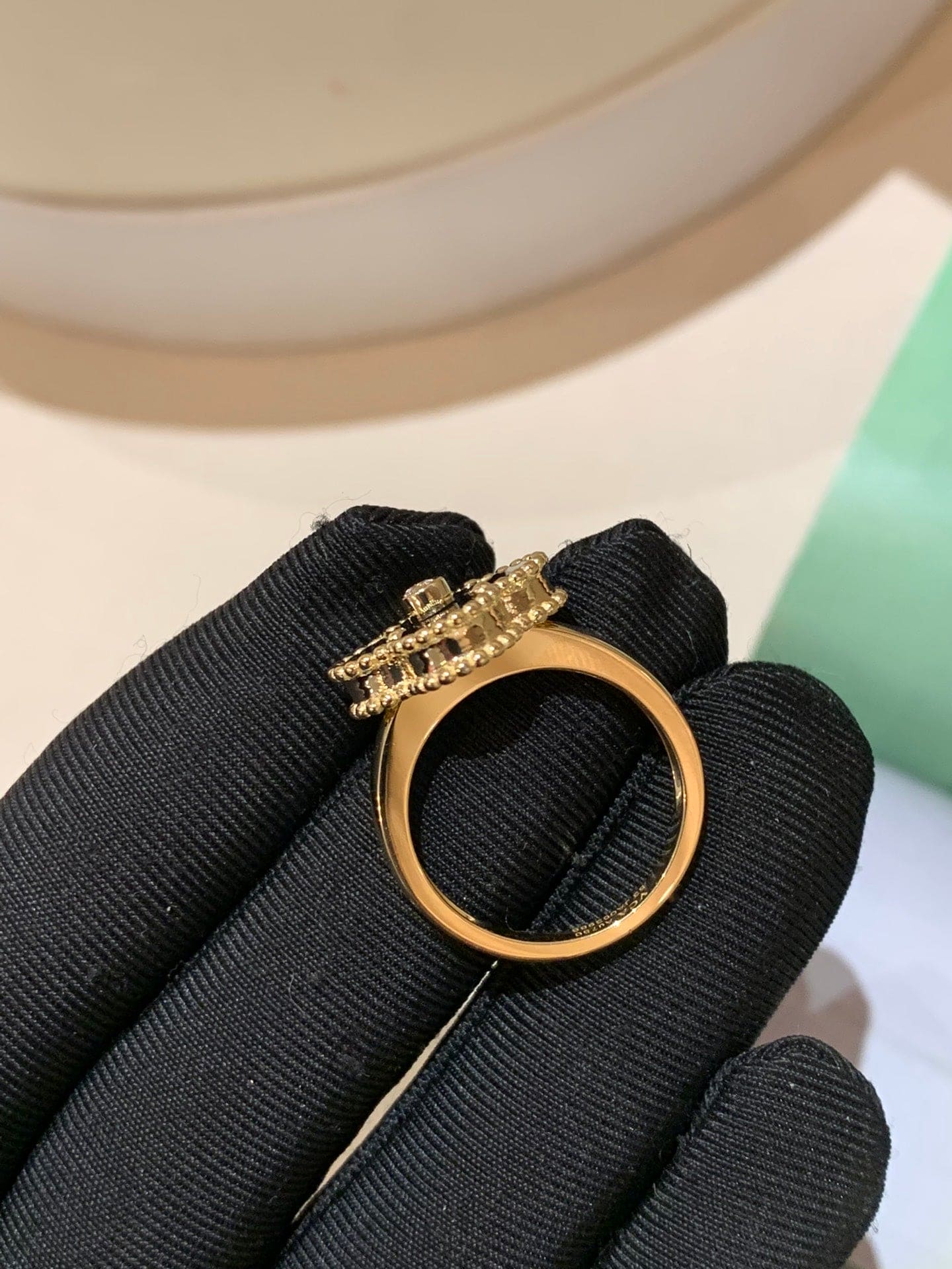 Van Cleef & Arpels Vintage Alhambra Black Onyx Ring