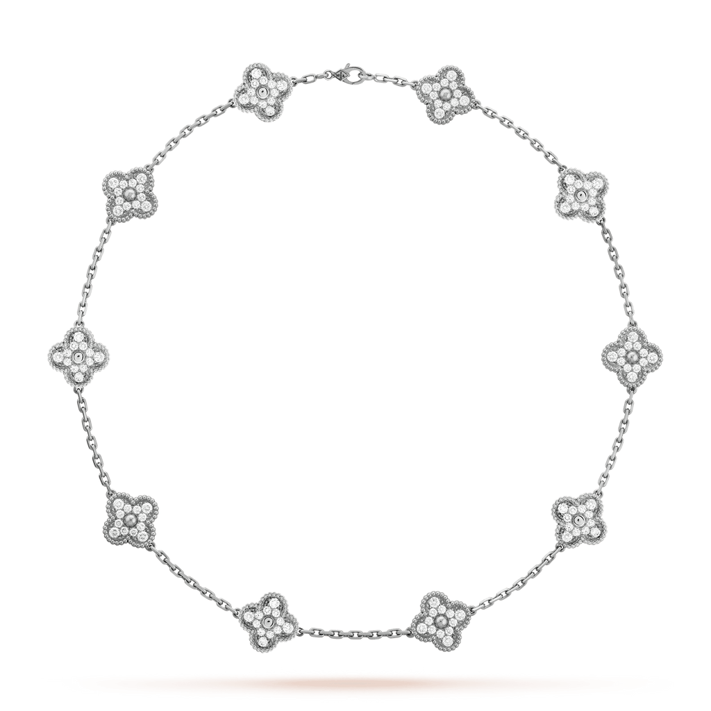 Van Cleef & Arpels Vintage Alhambra 10 Motifs Necklace