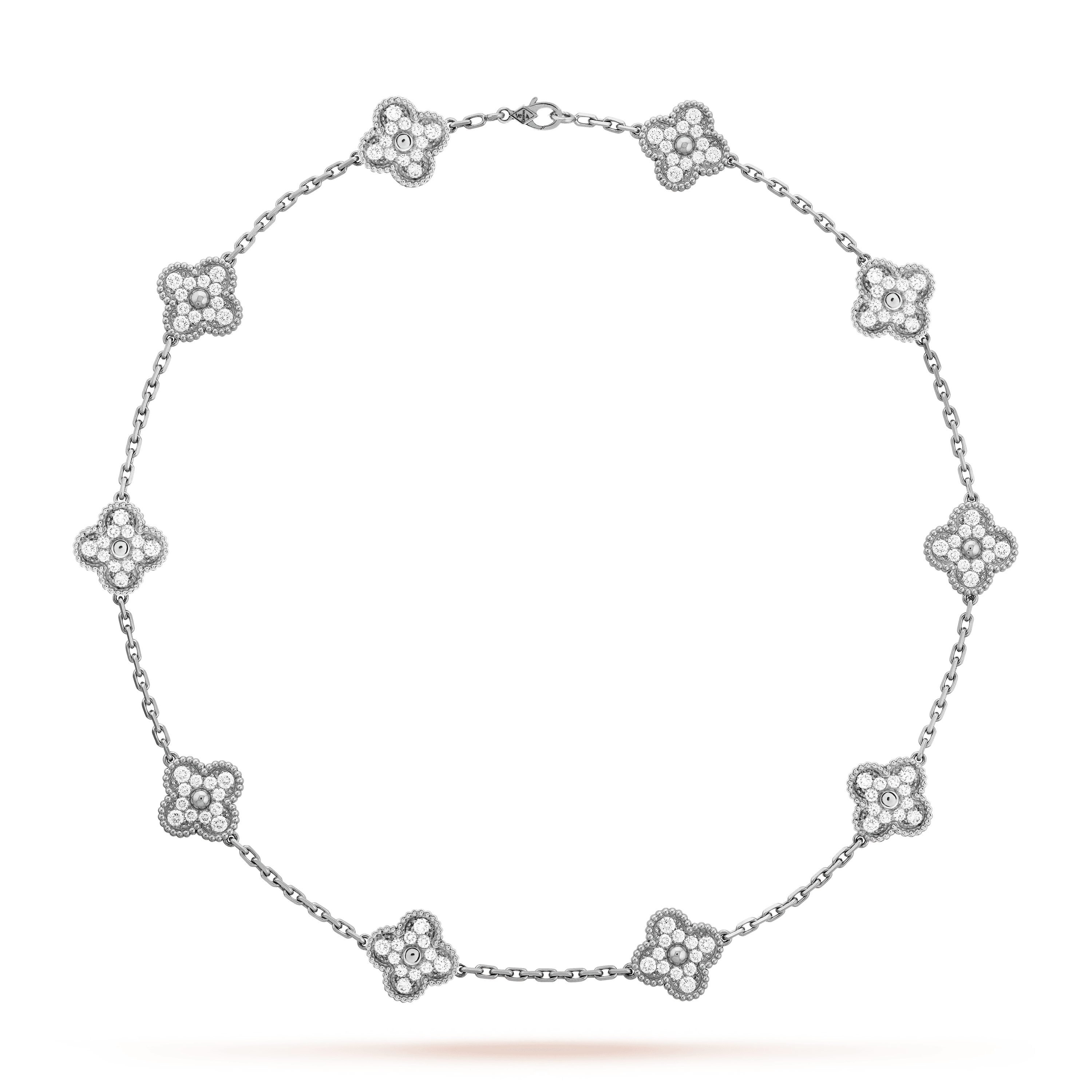 Van Cleef & Arpels Vintage Alhambra 10 Motifs Necklace
