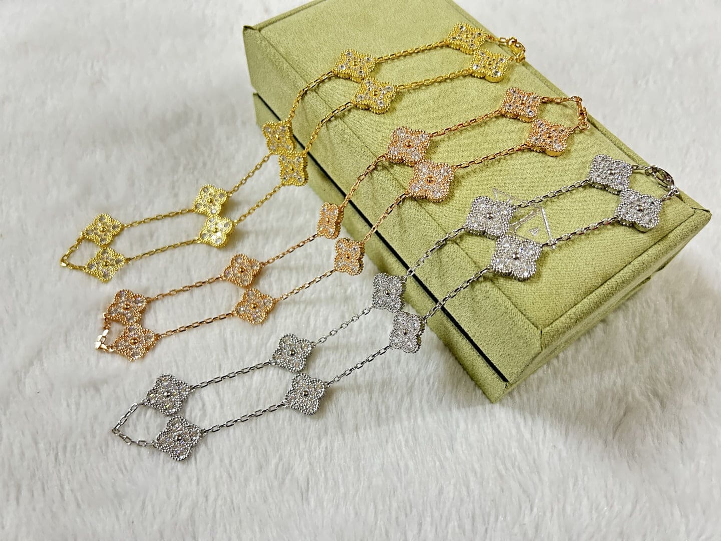 Van Cleef & Arpels Vintage Alhambra 10 Motifs Necklace