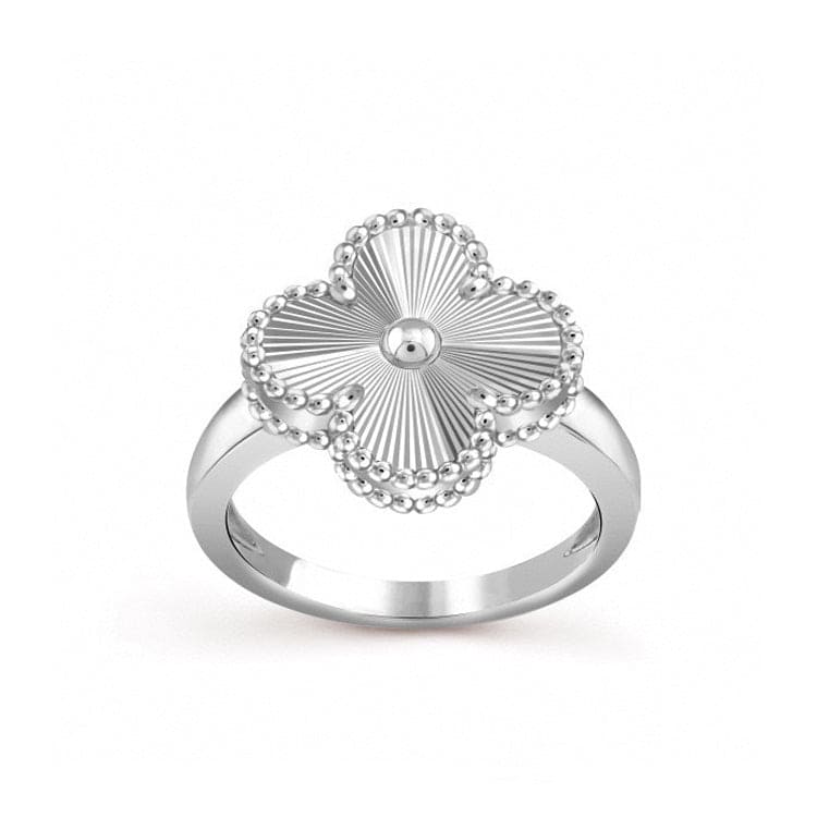 Van Cleef & Arpels Vintage White Alhambra Ring